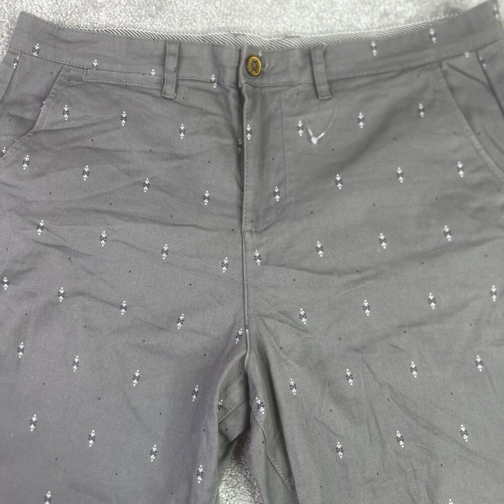 Jachs Shorts Mens 33W Gray Print Casual Preppy